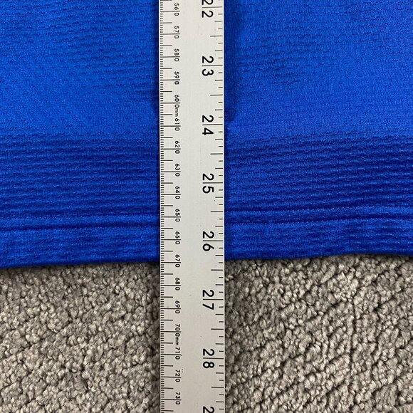 Nike Pro Combat Shirt Men's Large Hyperwarm Shield Fitted Long Sleeve Blue - Picture 11 of 14